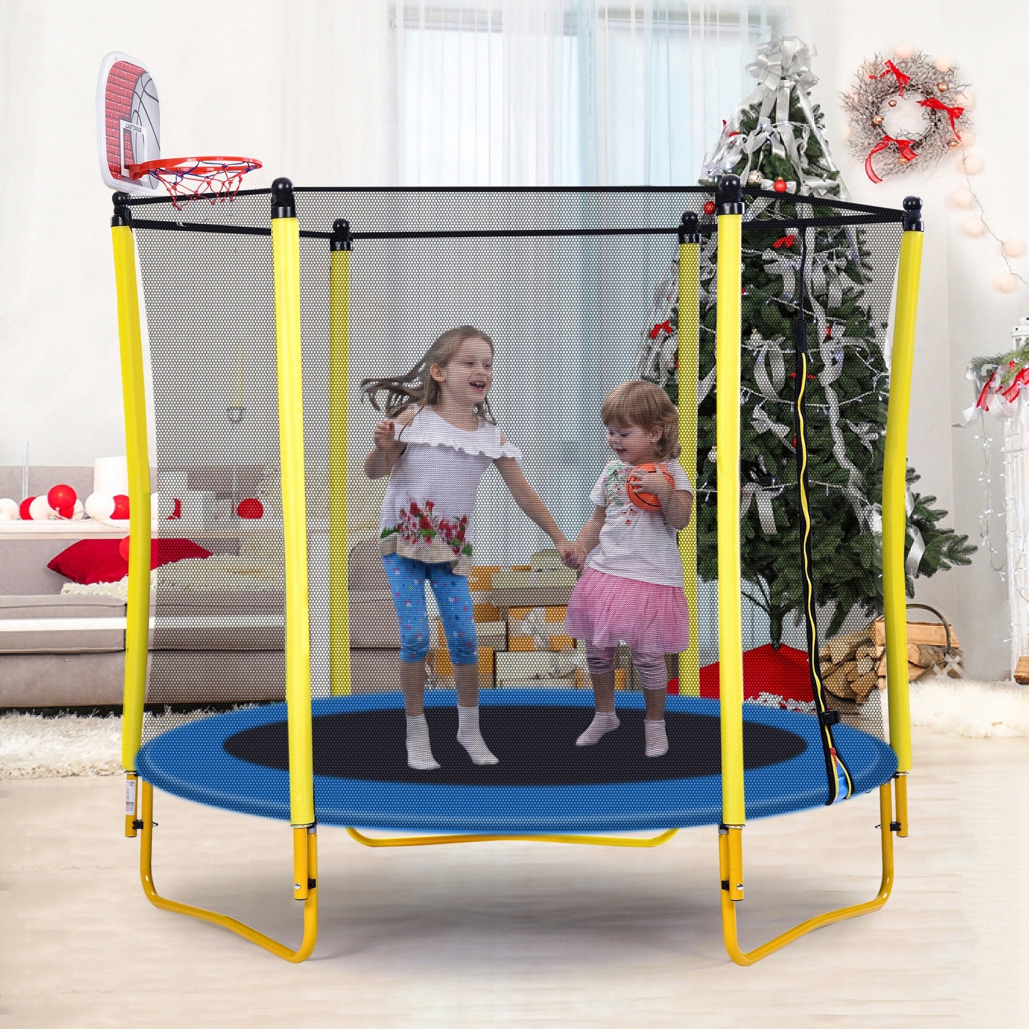 Trampoline with Enclosure